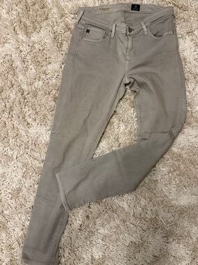 AG Adriano Goldschmied Skinny Jeans in Taupe